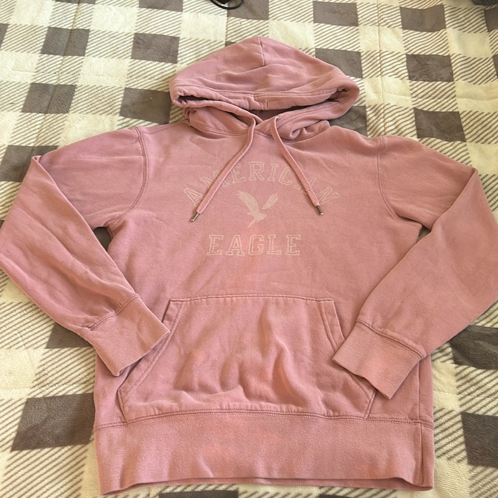 American eagle pink hoodie